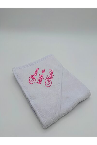 MOOKODI Towel “First bath with the Godfathers!” Pink