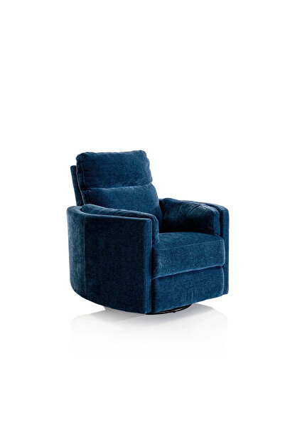 Midas Furniture CHENILLE ROCKER SWIVEL RECLINER 102X94X104 CM BLUE