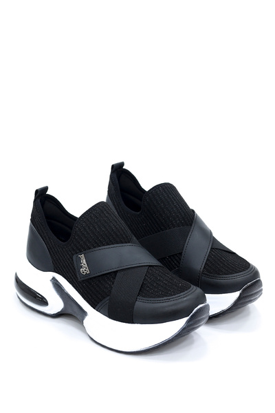 kajal ayakkabı Mdln 715 Velcro Cross Elastic Balloon Sole Casual Shoes