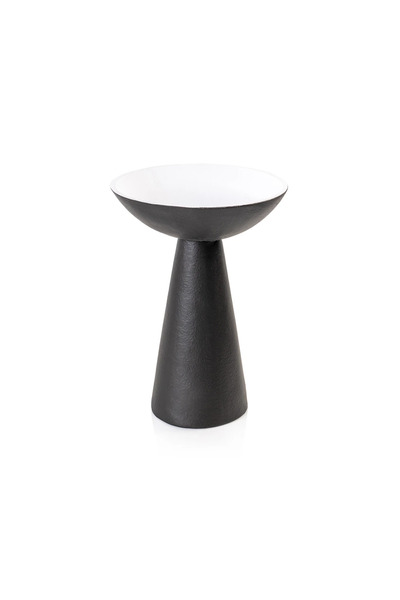 Midas Furniture مزهرية من البولي ريزين 26×26×39 سم باللون الأبيض