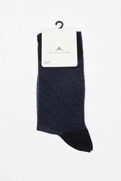 ALTINYILDIZ CLASSICS Men's Navy Blue Modal Single Socks