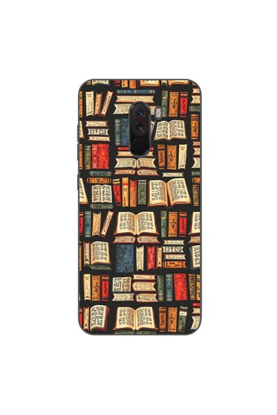 OEM Husa compatibila cu Xiaomi Pocophone F1 Silicon Gel Tpu Model Books Pattern