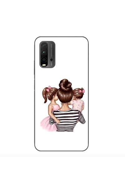 OEM Θήκη συμβατή με Xiaomi Redmi 9T Σιλικόνης Gel TPU με σχέδιο Μαμά και Κορί...