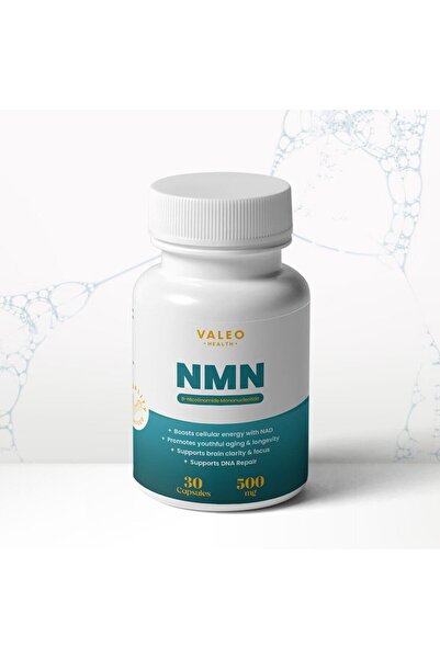 VALEO كبسولات NMN 500 ملغ، 30 كبسولة في كل زجاجة