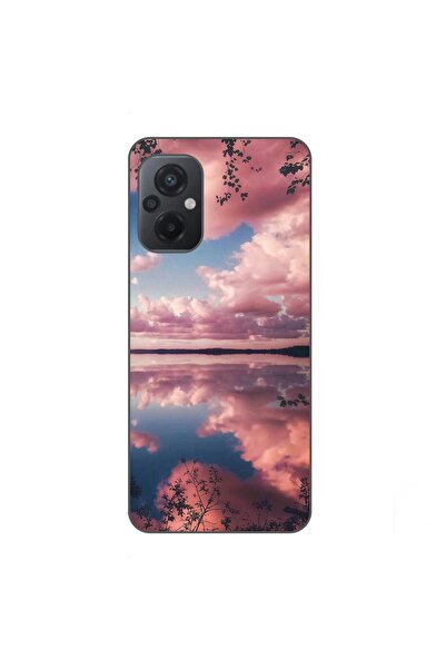 OEM Husa compatibila cu Xiaomi Poco M5 Silicon Gel Tpu Model Pink Clouds