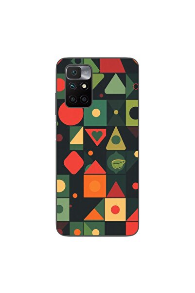OEM Husa compatibila cu Xiaomi Redmi 10 Silicon Gel Tpu Model Retro Shapes