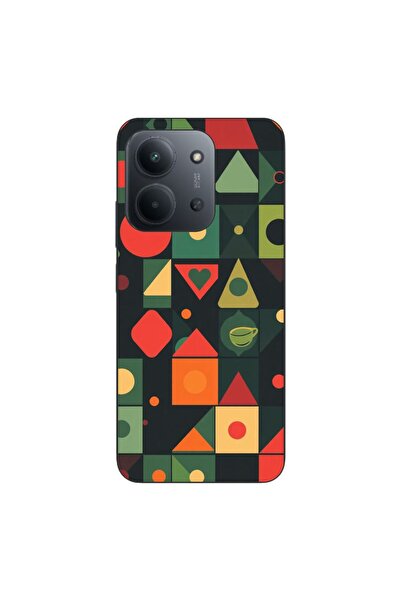 OEM Case compatible with Xiaomi Redmi 15C Silicone Gel Tpu Pattern Retro Shapes