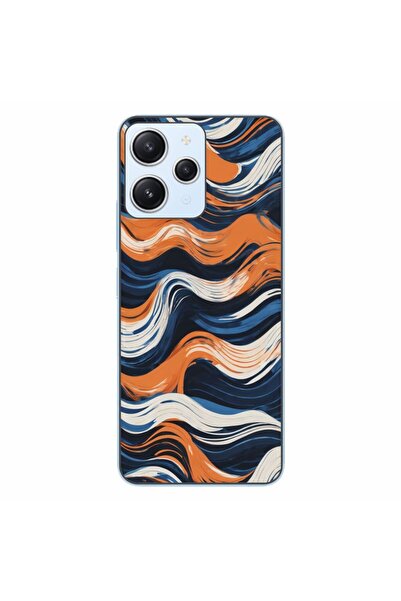 OEM Husa compatibila cu Xiaomi Redmi 12 4G Silicon Gel Tpu Model Abstract Cra...