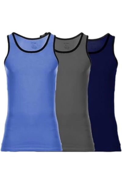 Cottonil Modern Sleeveless Undershirt for Daily Use for Men (Pack of 3)