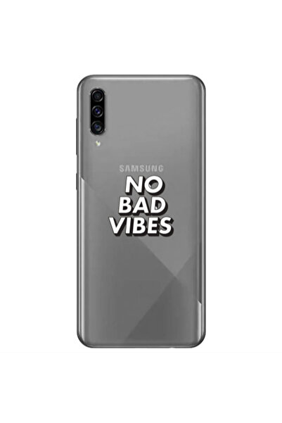 Other Samsung A30S No bad vibes Transparent Silicone TPU Θήκη