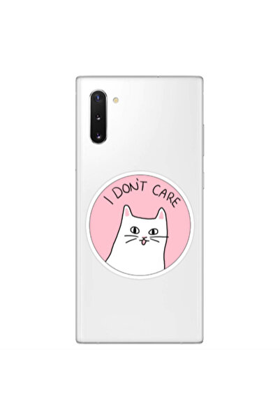 Other Samsung Note 10 Plus I dont Care Transparent Silicone TPU Θήκη