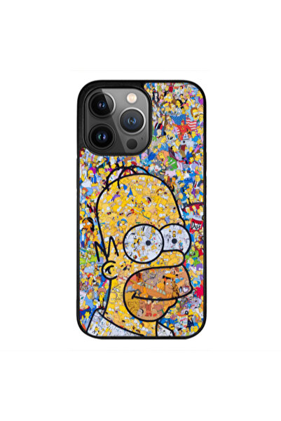 Other Apple iPhone 12 Pro Simpsons Black Glossy Θήκη