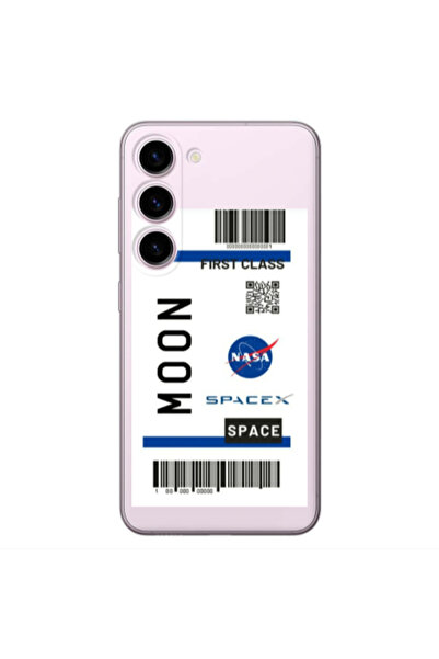 Other Samsung S23 Plus Moon spacex Transparent Silicone TPU Θήκη