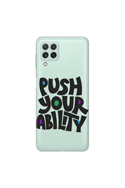 Other Samsung A22 4G Push Your Ability Transparent Silicone TPU Θήκη