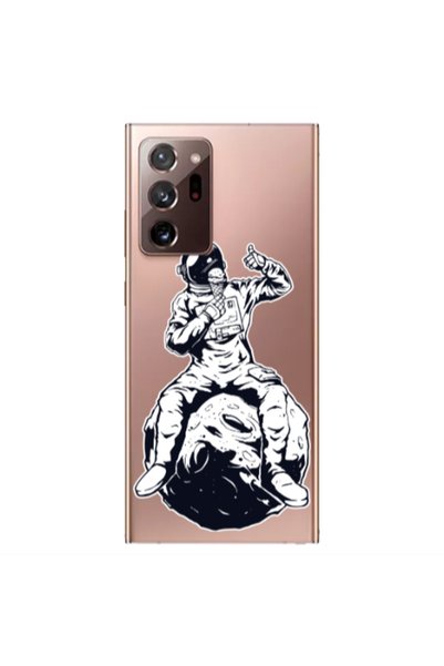 Other Samsung Note 20 Plus ice cream in space Transparent Silicone TPU Θήκη