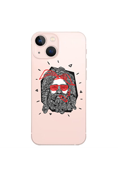 Other Apple iPhone 13 Mini Cool glasses Transparent Silicone TPU Θήκη