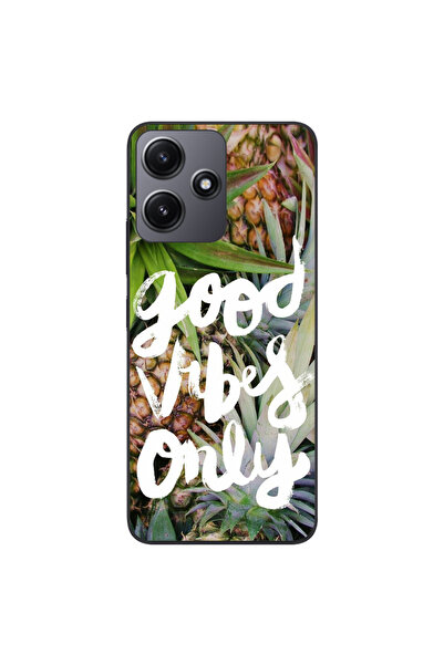 OEM Husa compatibila cu Xiaomi Redmi 12 5G Silicon Gel Tpu Model Good Vibes Only