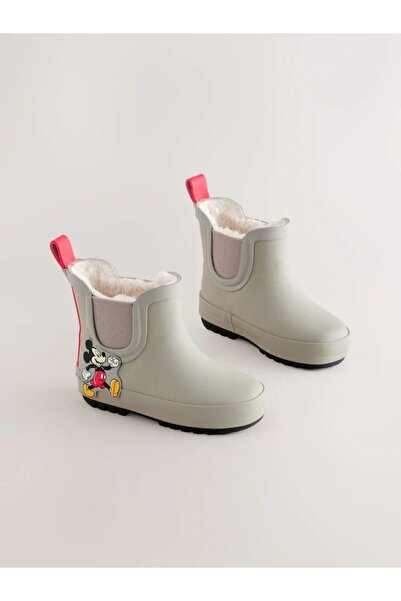 Next Baby Neutral Mickey Mouse Rain Boots