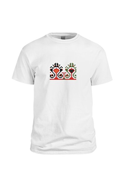 Leistung C&R t-shirt with traditional motifs Ilfov County Popesti-Leordeni mo...