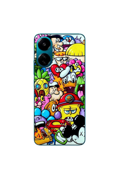 OEM Husa compatibila cu Xiaomi Redmi 13C 4G Silicon Gel Tpu Model Pop Art Car...