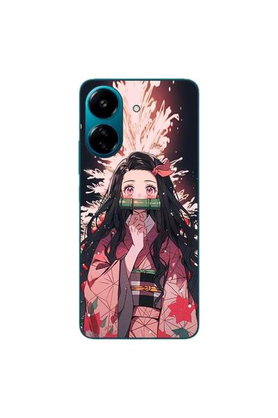 OEM Husa compatibila cu Xiaomi Redmi 13C 4G Silicon Gel Tpu Model Demon Slaye...