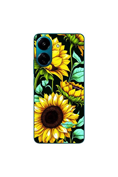 OEM Husa compatibila cu Xiaomi Redmi 13C 4G Silicon Gel Tpu Model Floarea Soa...