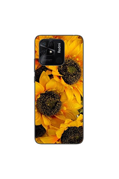 OEM Case compatible with Xiaomi Redmi 10C Silicone Gel Tpu Sunflower Pattern