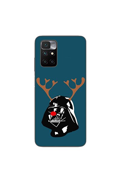 OEM Husa compatibila cu Xiaomi Redmi 10 Silicon Gel Tpu Model Craciun Darth V...