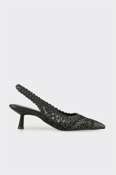 Elle Shoes Siyah Kadın Klasik Ayakkabı