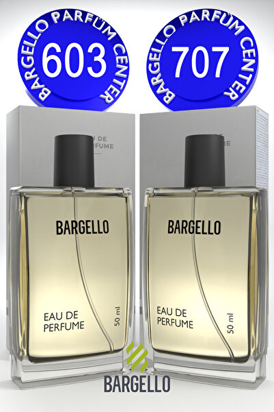 Bargello 603 Erkek Parfüm Oriental 50 ML EDP + 707 Erkek Parfüm Woody 50 ML EDP