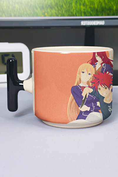 ZipZap Food Wars Anime Printed Ceramic Luxury Mug (1 Piece) T-Shaped Special ...