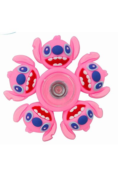 Gernic Cute Cat Face Fidget Spinner – 5-Arm Orange Stress Relief Spin Toy for...