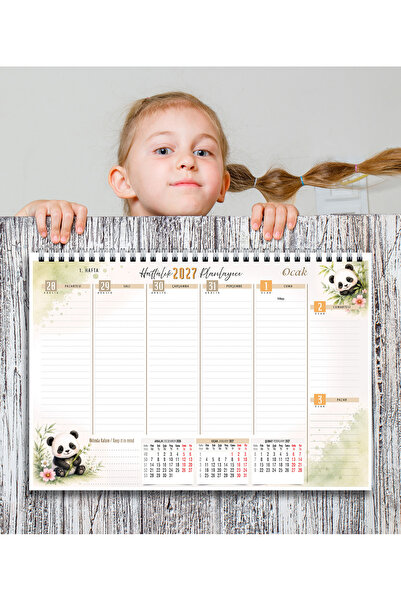 express planlayıcı 2026-2027 53-Week Planner with Academic Calendar - Chubby Panda