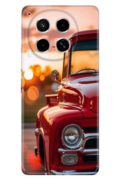 TECNO Camon 30 (CL6) Kılıf Kamyonet Temalı Desenli Darbe Emici Silikon