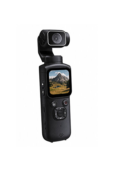 CeppStore 4K Pocket Camera Gimbal Kamera | WiFi Destekli 330° Döner Lensli Ak...