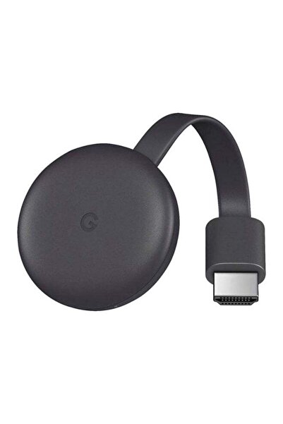 Google جهاز كروم كاست 3 للبث الإعلامي طراز GA00439 بلون الفحم