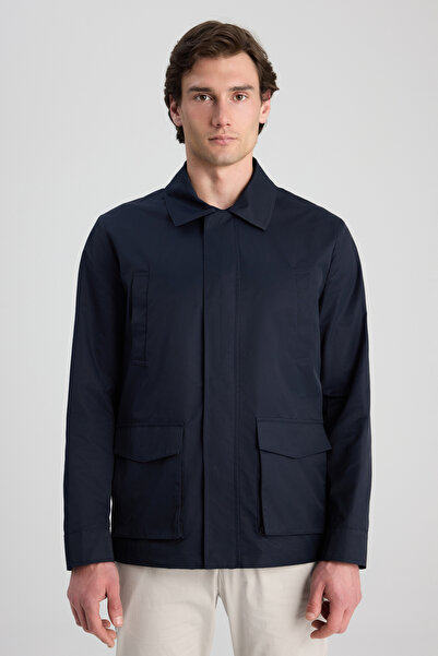 D'S Damat Ds Groom Regular Fit Navy Blue Coat