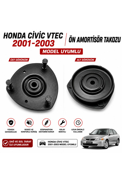 EP GARAJ OTOMOTİV HONDA CIVIC VTEC 2001-2003 UYUMLU ÖN AMORTİSÖR TAKOZU