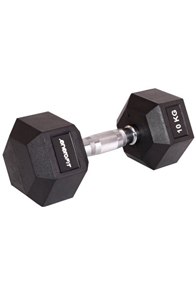Spokey Gantera hexagonala ENERO FIT cauciucata cu maner din inox - diferite g...