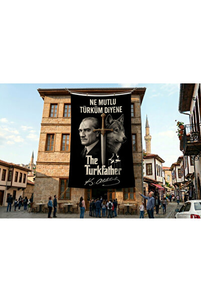 puntodizayn Ne Mutlu Türküm Diyene Atatürk Bozkurt Kılıç Poster Bayrak Premiu...