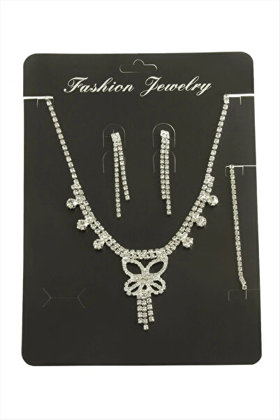Eco Lounge Butterfly Stone Set Necklace