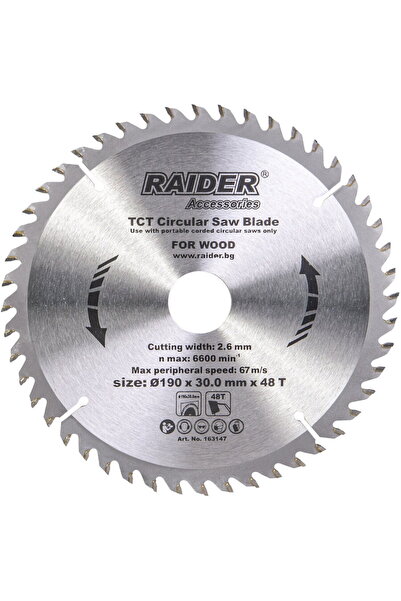 Raider Disc pentru fierastrau circular 1904830mm