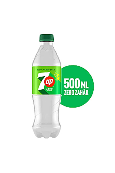 7 Up Băutură răcoritoare carbogazoasă 7Up cu aromă de lămâie, fără zahăr 0,5L