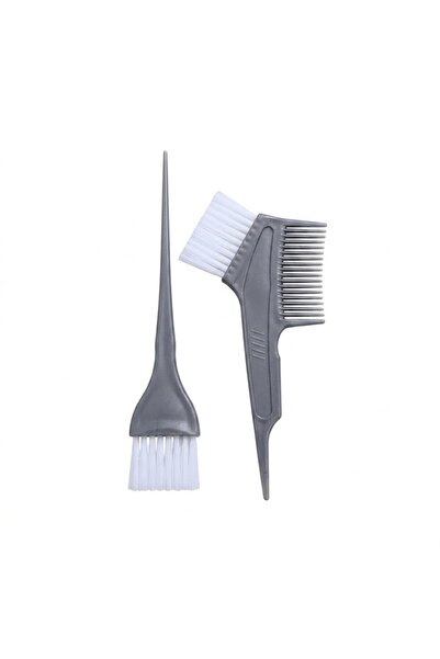 pasteel Hair Dye Brush with Comb, Blue and White, Hair Coloring Tool Set, 2 P...