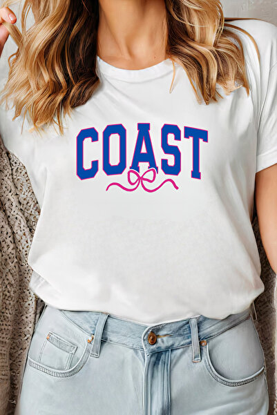 Sarah's Boutique Women's T-shirt – 100% cotton – Coast Bow