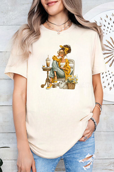 Sarah's Boutique Women's T-shirt – 100% cotton – Boho Coffee