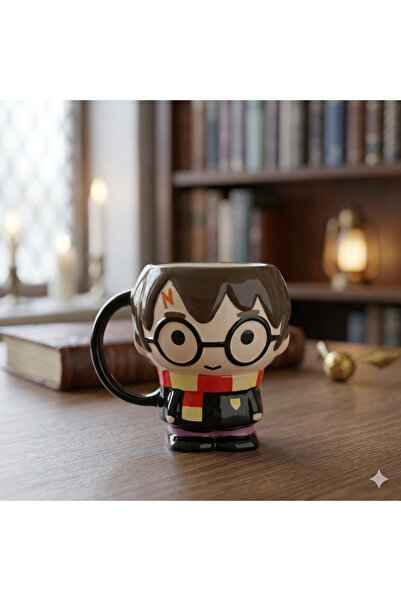 Livava Magician Child Design 3D Harry Figure Ceramic Mug Cup Gift