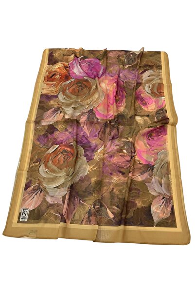 istanbul prensesleri Patterned Chiffon Shawl High-Quality Stylish Model