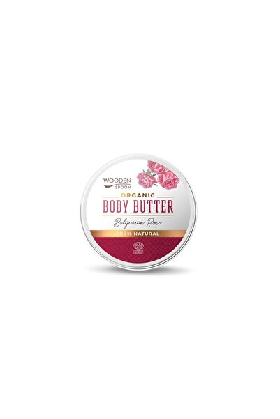 Wooden Spoon Unt de corp cu trandafir bulgăresc, Organic, 100ml