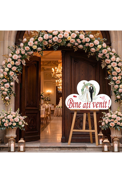 Bello Carino High quality decoration products "Welcome!" Plaque, Intertwined ...
